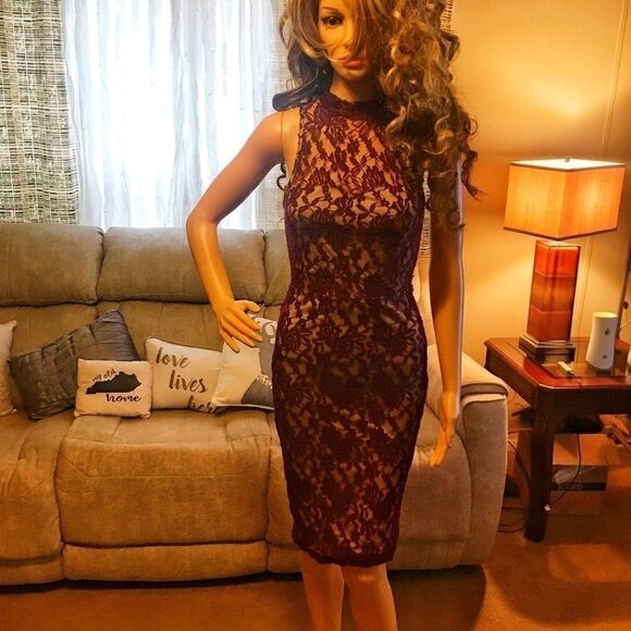 Love Fire Cocktail Formal Dress Size Small Petite - Picture 5 of 12